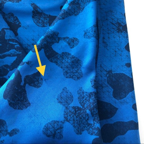 Under Armour Mens Blue Logo Allover Print Hoodie S - Picture 12 of 15